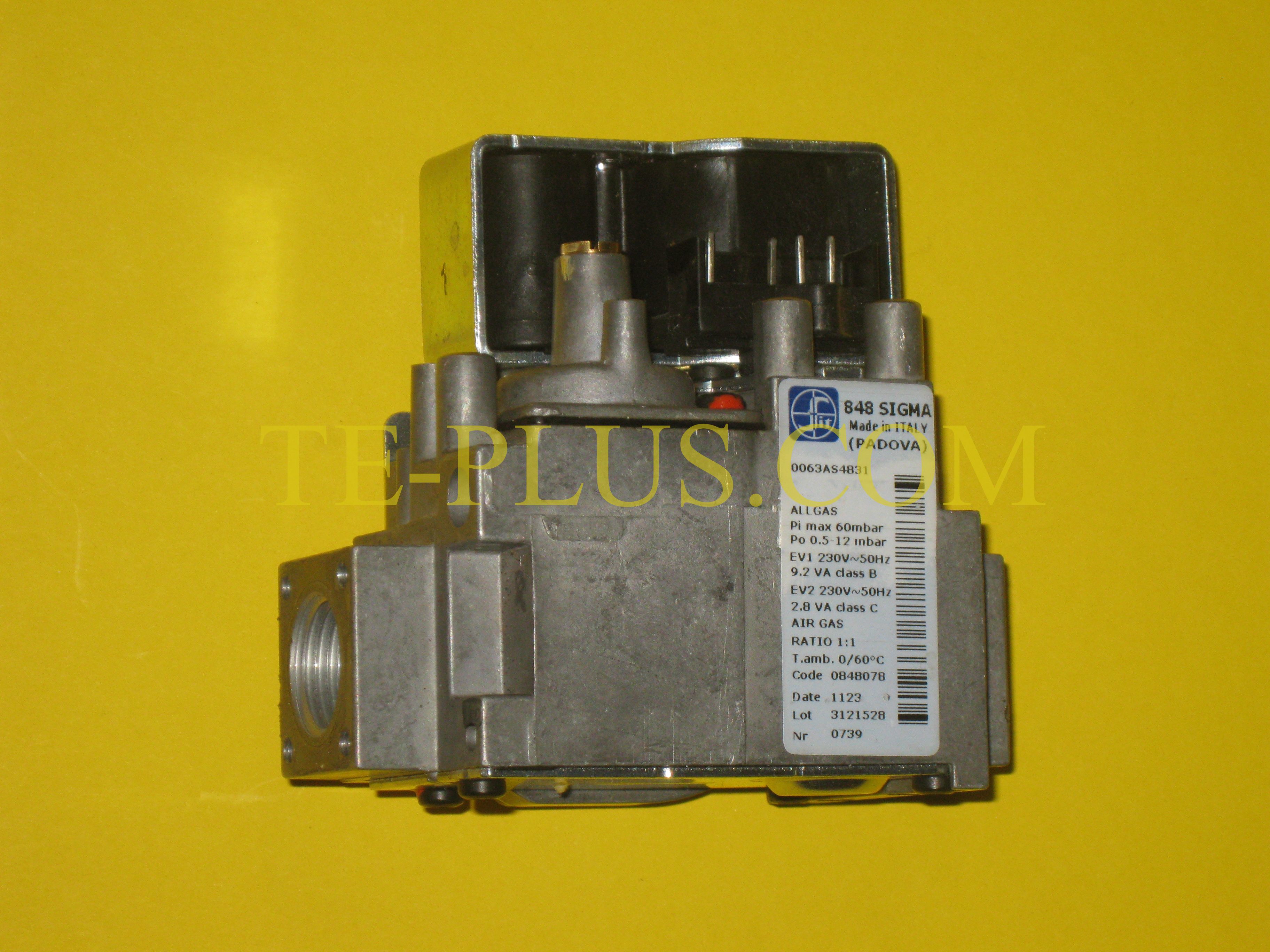 Газовий клапан SIT-848 Sigma 0848078 на конденсаційний котел